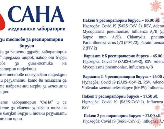 Бързи тестове за респираторни вируси